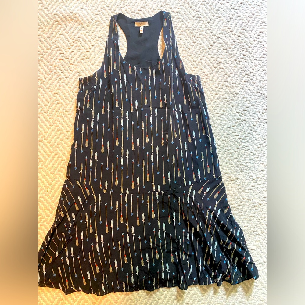 Joie xs racer back dress in arrow print
